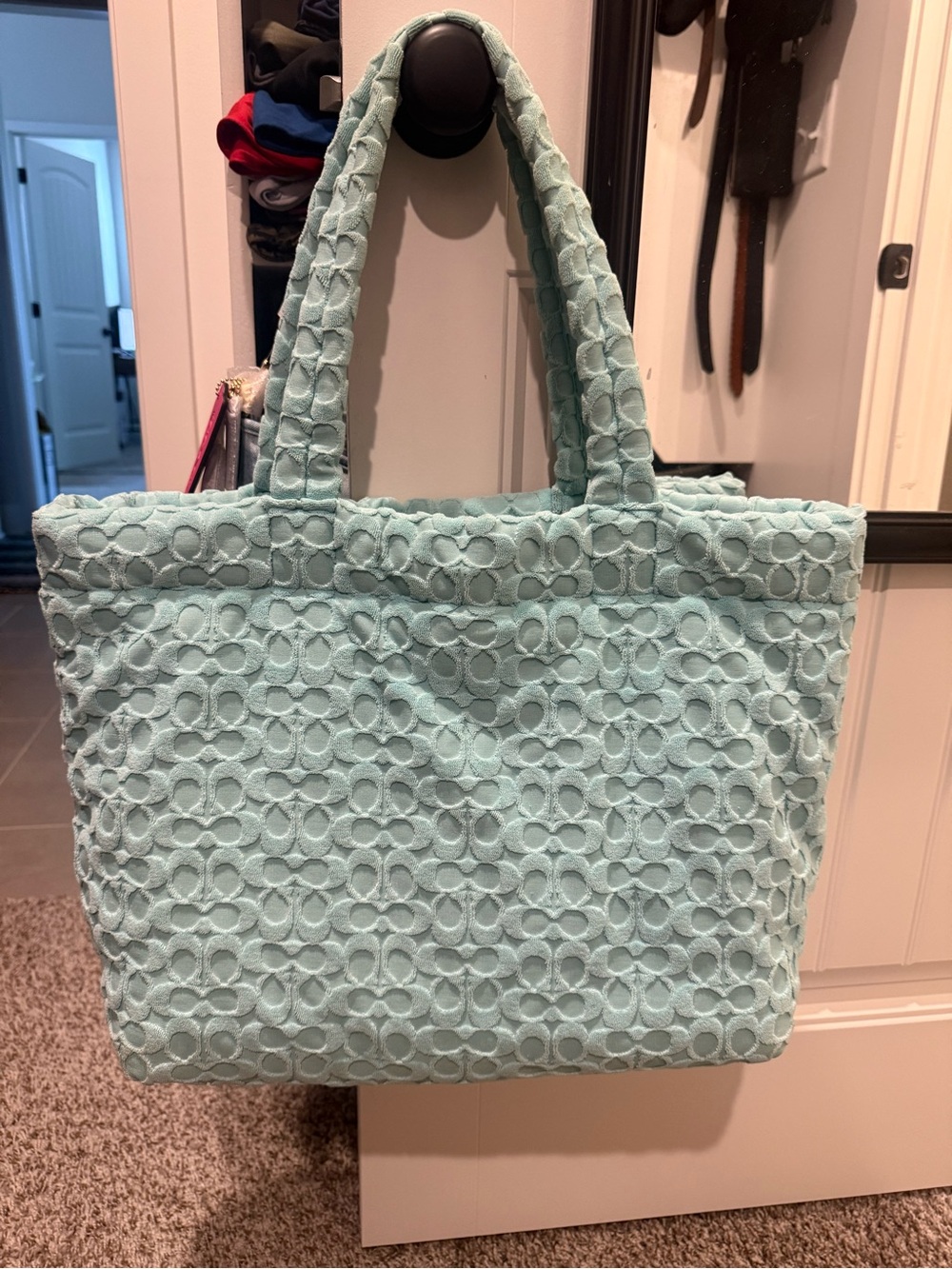Coach Terri cloth tote